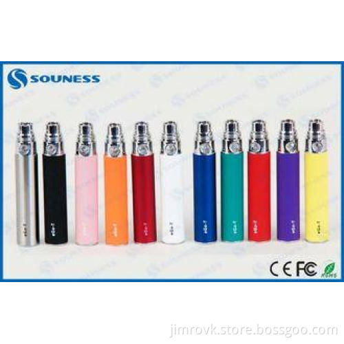 Black / Red EGO E Cig Batteries Charging Ego T Battery 650m